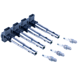 APR Ignition Coil & Spark Plug Kit - 4x (MS100209 / Z1003101) (2.0T EA113, EA888.1, EA888.2) - Grey