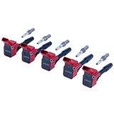 APR Ignition Coil & Spark Plug Kit - 5x (MS100192 / Z1003100) (2.5T EA855.2) - Red