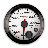 Holley EFI Coolant Temp Gauge 120-260F - 2-1/16" White Face