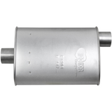 Competition Turbo Muffler 2.5" - 2.5" Offset Inlet, 2.5" Center Outlet