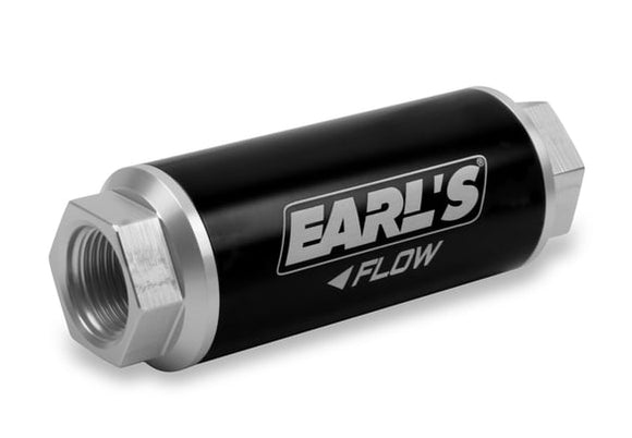 Earl's Billet Fuel Filter 260 GPH, 10 MIC, 12AN