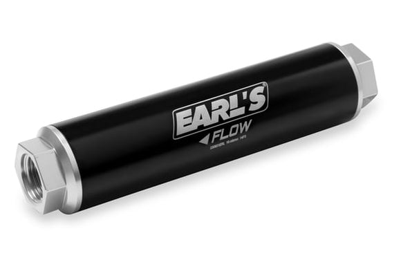 Earl's Billet Fuel Filter 460 GPH, 10 MIC, 12AN