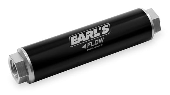 Earl's Billet Fuel Filter 460 GPH, 100 MIC, 12AN