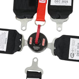 LCL 62" Lap Floor Mount 5-Point Pull-Up Harness