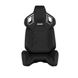 Alpha X Series Sport Seats - Black Polo Fabric (Grey Stitching)