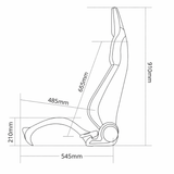 Viper X Series Sport Seats - Black Leatherette