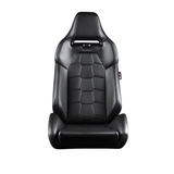Viper X Series Sport Seats - Black Leatherette (Snakeskin Edition)