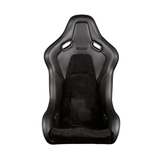 Falcon-S Composite Carbon Forged Bucket Seat - Black Alcantara (Black Stitching)