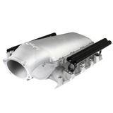 Holley EFI GM LS3/L92 Lo-Ram Manifold Base & Fuel Rails Dual Fuel Injector - Satin Finish