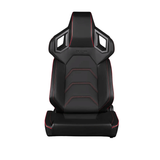 Alpha X Series Sport Seats - Black Leatherette - Low Base Version