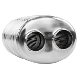 APR Premium Sound Absorption Muffler - 220X169X260, Dual, 2.5" In/Out