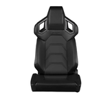 Alpha X Series Sport Seats - Black Leatherette - Low Base Version