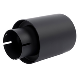 Dinan Double-Walled 4" Clamp-On Exhaust Tip (Black Ceramic)