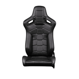 Elite-X Series Sport Seats - Komodo Edition (Black Leatherette/Black Stitching)