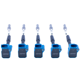 APR Ignition Coil & Spark Plug Kit - 5x (MS100204 / Z1003100) (2.5T EA855.2) - Blue