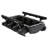 Holley EFI GM Gen V LT Lo-Ram Manifold Base & Port Injection Fuel Rails - Black Finish