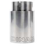 Dinan Double-Walled 4" Clamp-On Exhaust Tip - 3.25" Inlet (Polished)