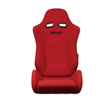 Advan Series Sport Seats - Red Jacquard (Black Stitching)