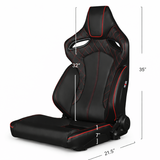 Orue Series Sport Seats - Black Diamond