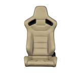 Elite Series Sport Seats - Beige Leatherette