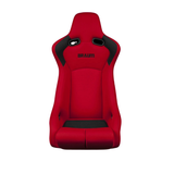 Venom-R Series Fixed Back Bucket Seat - Red Cloth / Carbon Fiber