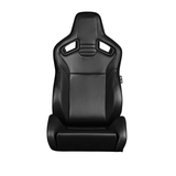 Elite V2 Series Sport Seats - Black & Black Stitching