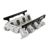 Holley EFI GM Gen V LT Ultra Lo-Ram Manifold Base & Port Injection Fuel Rails - Satin Finish