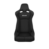 Venom-R Series Fixed Back Bucket Seat - Black Cloth / Carbon Fiber