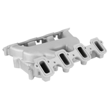 Holley EFI LS3/L92 2x4 Dual Plane Mid-Rise Intake Manifold - Silver