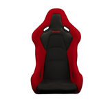 Falcon-S Composite FRP Bucket Seat - Red Jacquard (Black Stitching)