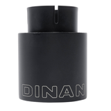 Dinan Double-Walled 4" Clamp-On Exhaust Tip - 3" Inlet (Black Ceramic)