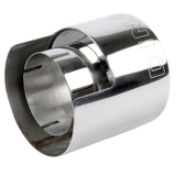 Dinan Double-Walled 4.5" Clamp-On Exhaust Tip - 3" Inlet (Polished)