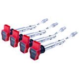 APR Ignition Coil & Spark Plug Kit - 4x (MS100208 / Z1003101) (2.0T EA113, EA888.1, EA888.2) - Red