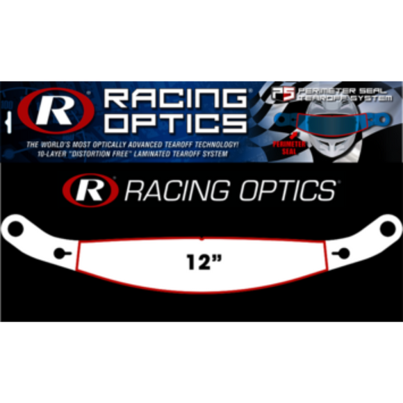 Racing Optics Tearoffs ST5 Perimeter Small Tab 4mm (CLEAR)