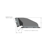 Holley EFI GM Style Hi-Ram 105mm Lid Cast Side Mount Plenum Top - Silver