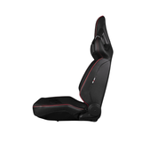 Alpha X Series Sport Seats - Black Leatherette - Low Base Version