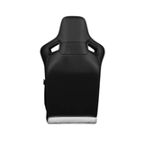 Elite-X Series Sport Seats - White Leatherette Diamond (Double White Stitching/Black Piping)