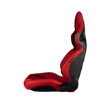 Orue Series Sport Seats - Red Diamond (Red Stitching)