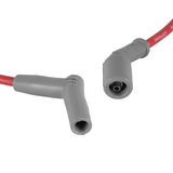 Holley EFI Camaro 10-15 6.2L Spark Plug Wire Set - Red/Gray Boots (135 Degree)