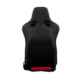 Venom Series Sport Seats - Black & Red Cloth (Red Stitching)