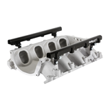 Holley EFI GM Gen V LT Ultra Lo-Ram Manifold Base & Port Injection Fuel Rails - Satin Finish
