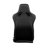 Venom Series Sport Seats - Black Cloth (Red Stitching)