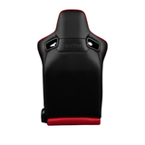 Elite Series Sport Seats - Red Suede (White Stitching)