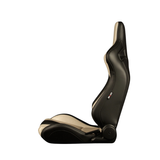 Elite-X Series Sport Seats - Washed Gray Leatherette (White Stitching)