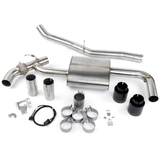 Dinan BMW X1/X2 xDrive28i 16-23 / MINI C'Man JCW 16-24 Valved Axle-Back Exhaust - Black Tips