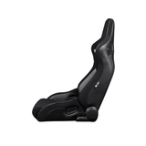 Elite-R Series Sport Seats – Black Jacquard (Black Stitching/Black Piping)