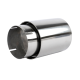 Dinan Double-Walled 4" Clamp-On Exhaust Tip - 3.25" Inlet (Polished)