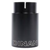 Dinan Double-Walled 4" Clamp-On Exhaust Tip - 3.25" Inlet (Black Ceramic)