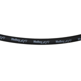 Holley EFI GM LS Spark Plug Wire Set - Cut to Fit - Black/Black Boots (180 Degree)