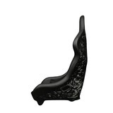 Falcon-S Composite Carbon Forged Bucket Seat - Black Alcantara (Black Stitching)